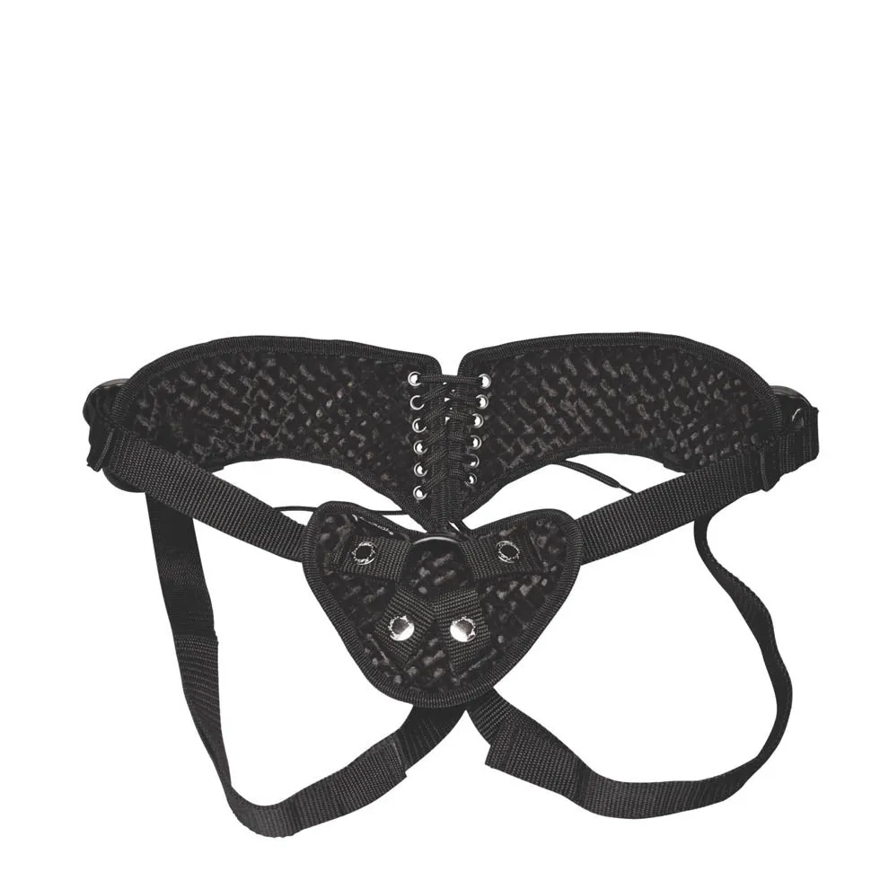 Diamond Velvet Strap-on Corset