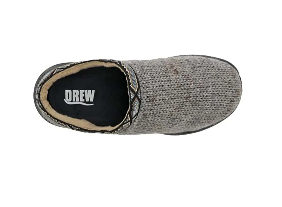 Drew Unwind Women Slippers In Grey Woven