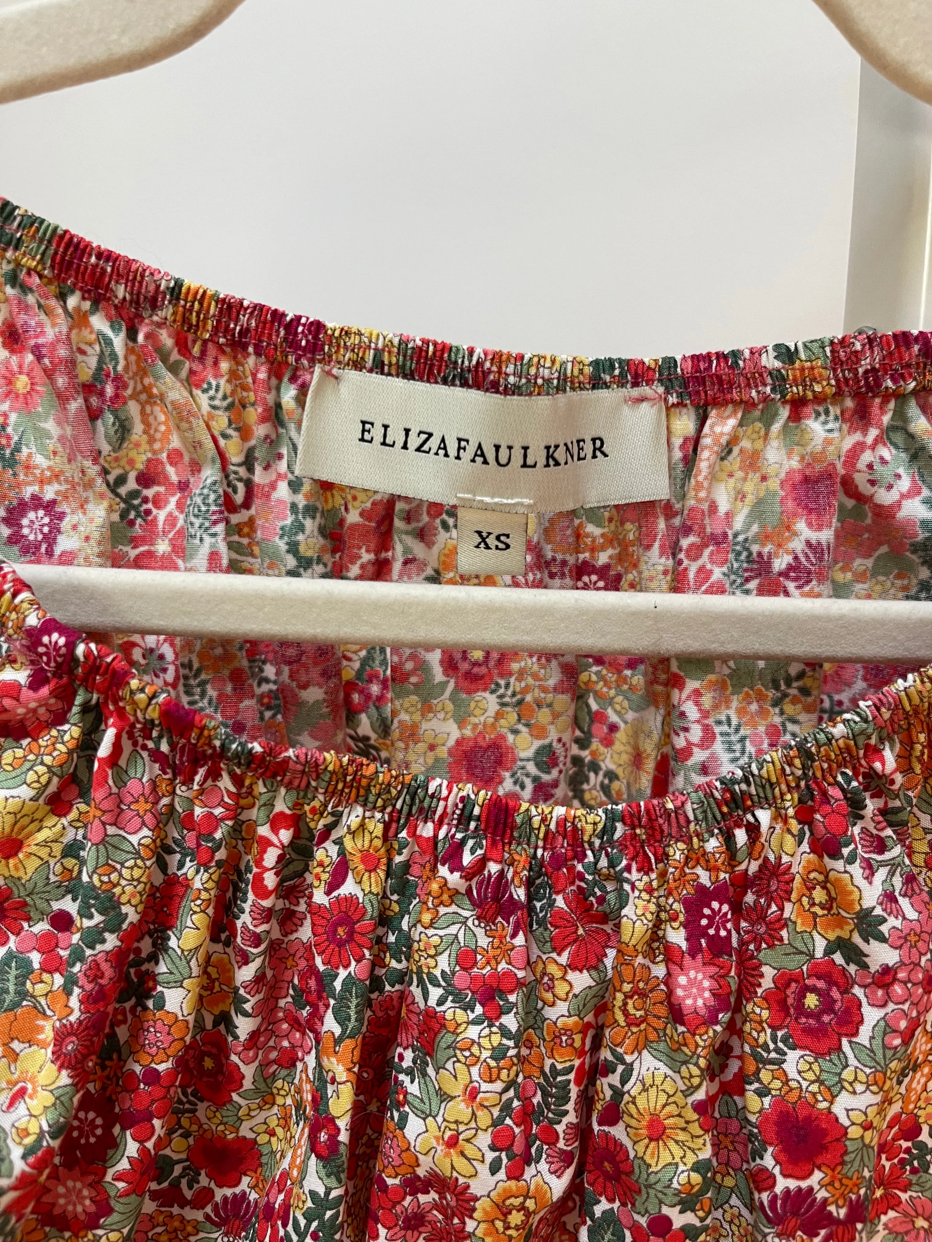 Eliza Faulkner Floral Crop Top - XS