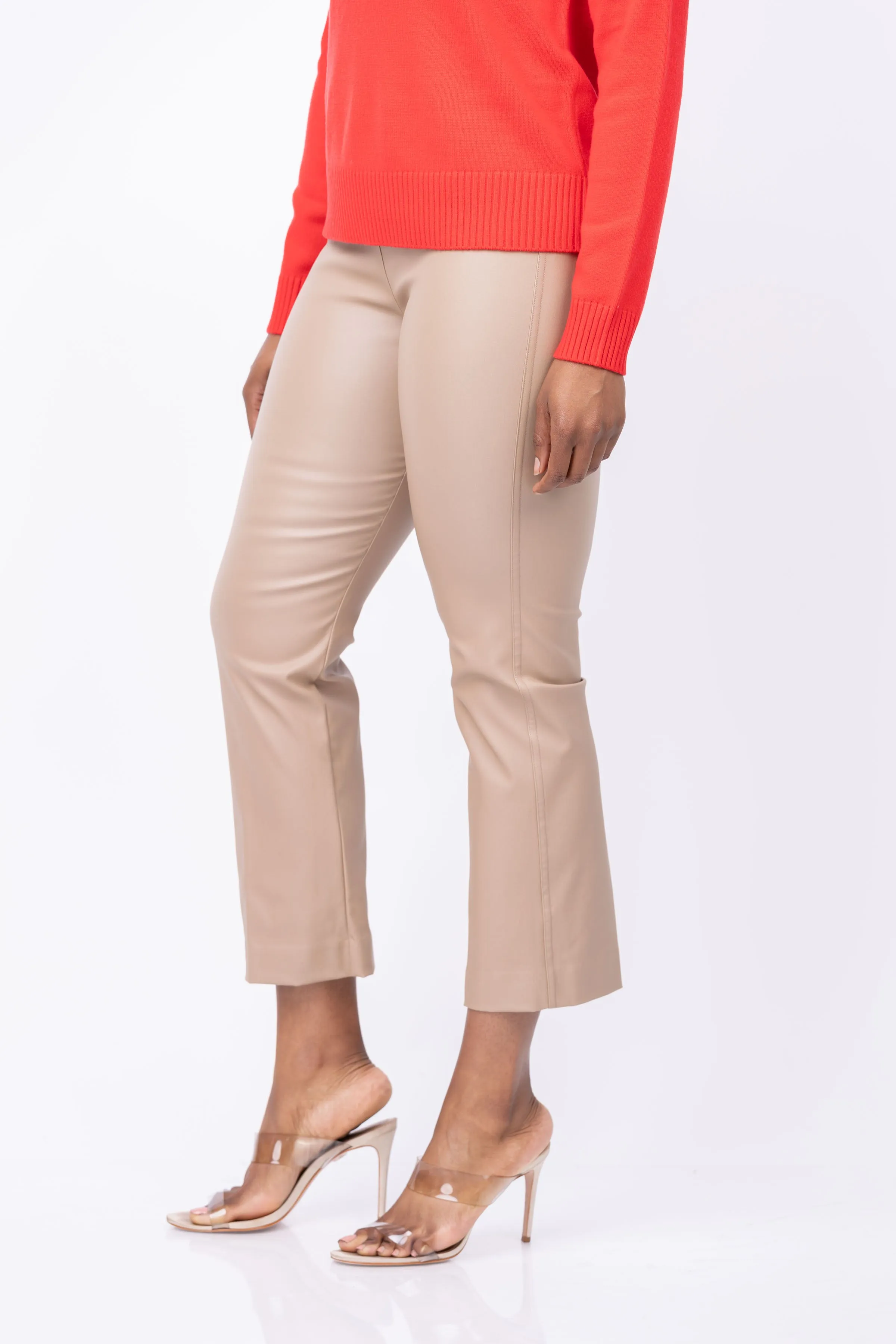 Elliott Lauren Coated Bengalin Pants in Camel