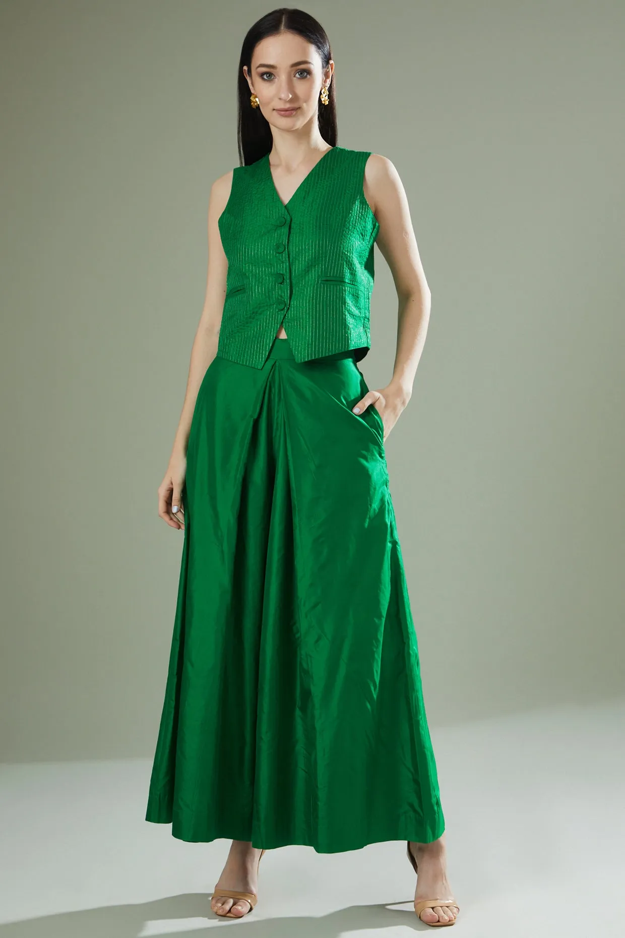 Emerald Fusion Flared Pant
