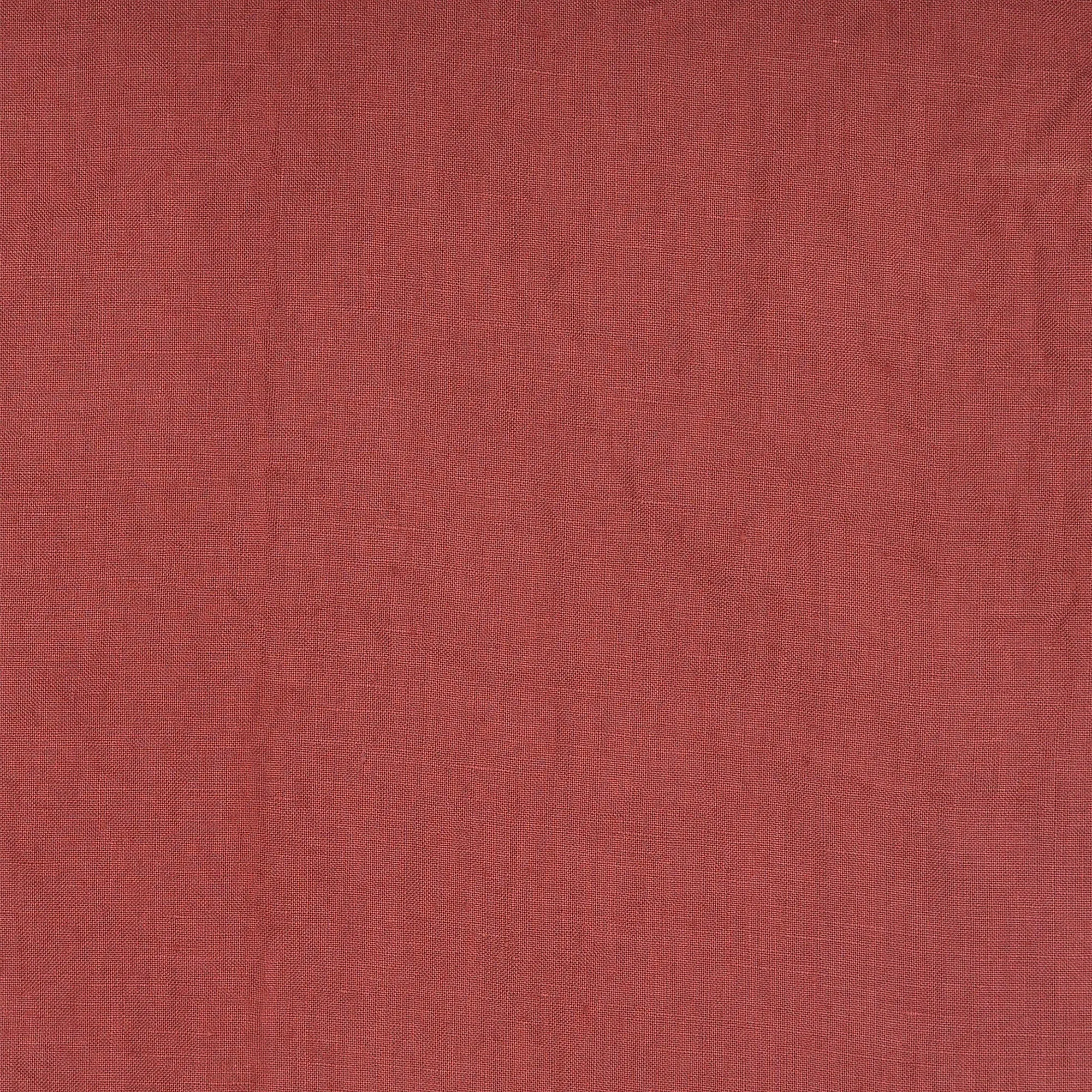 Flared linen pants red brick - Muriel