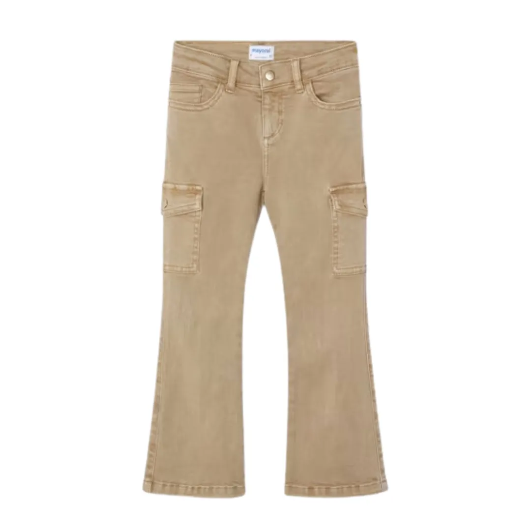 Flared Pants - Brown by Mayoral - FINAL SALE