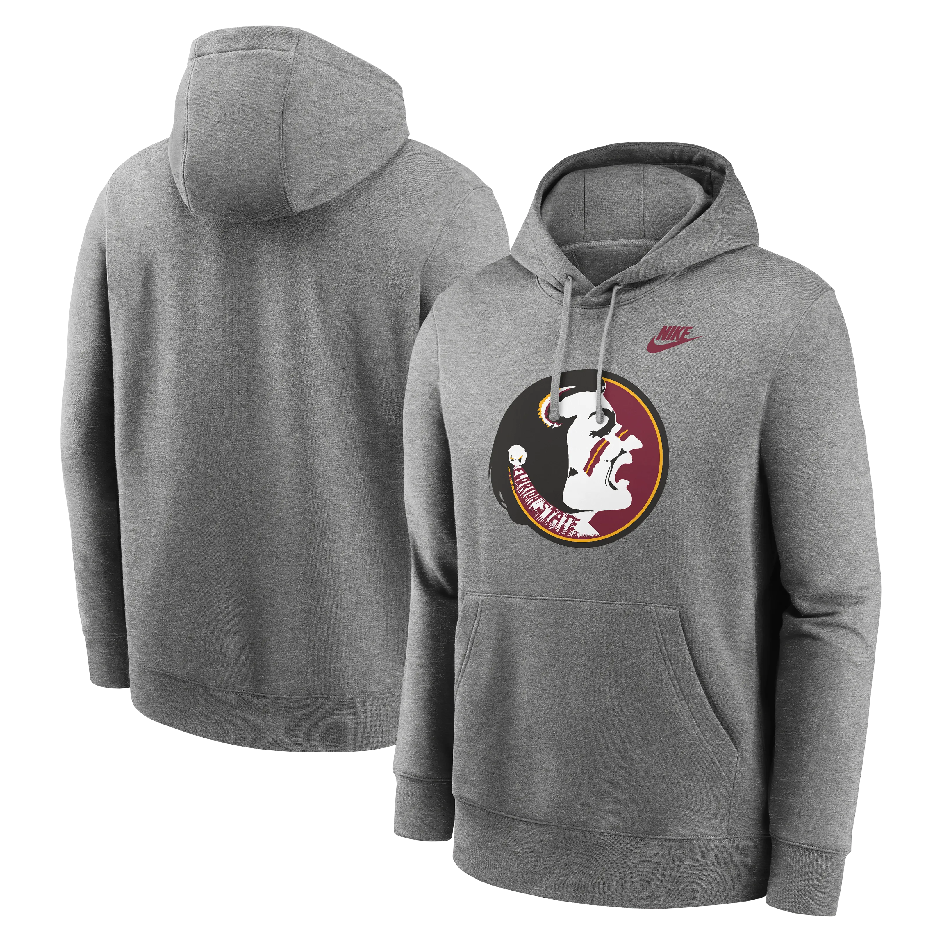 Florida State Seminoles Nike Vault Osceola Primetime Club Fleece Hoodie