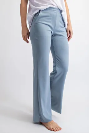 French Terry flared silhouette Pants