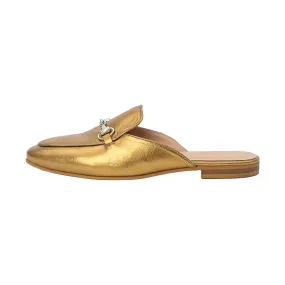GAUTHIER slip-on mule - gold