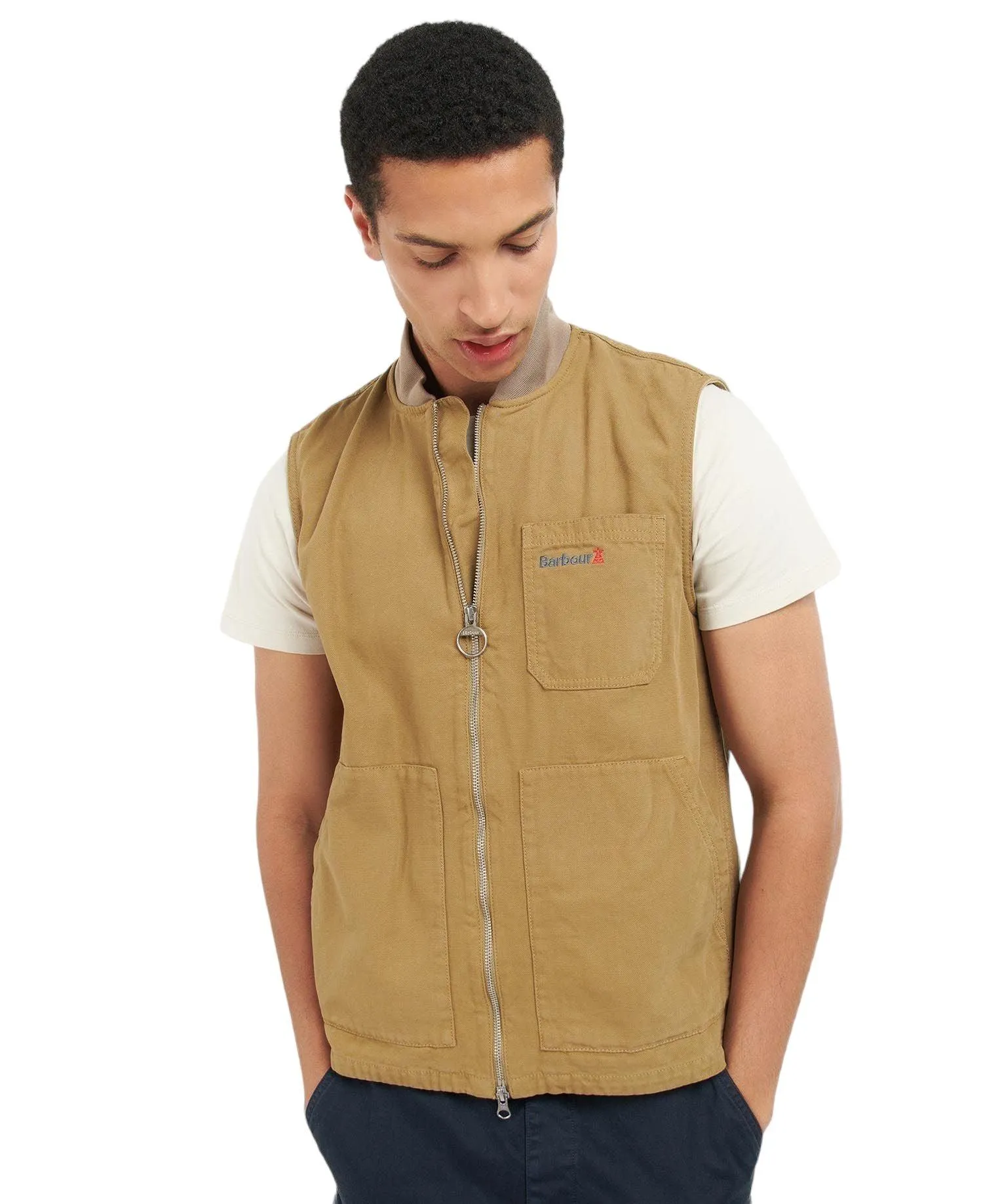 Gilet Tin Uomo Military Brown
