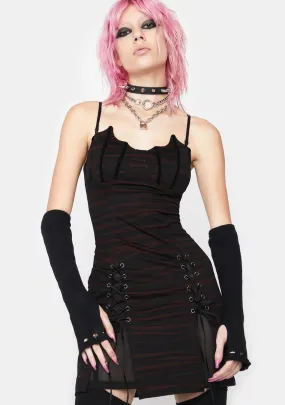Gothic Daily Bat Slip Dress