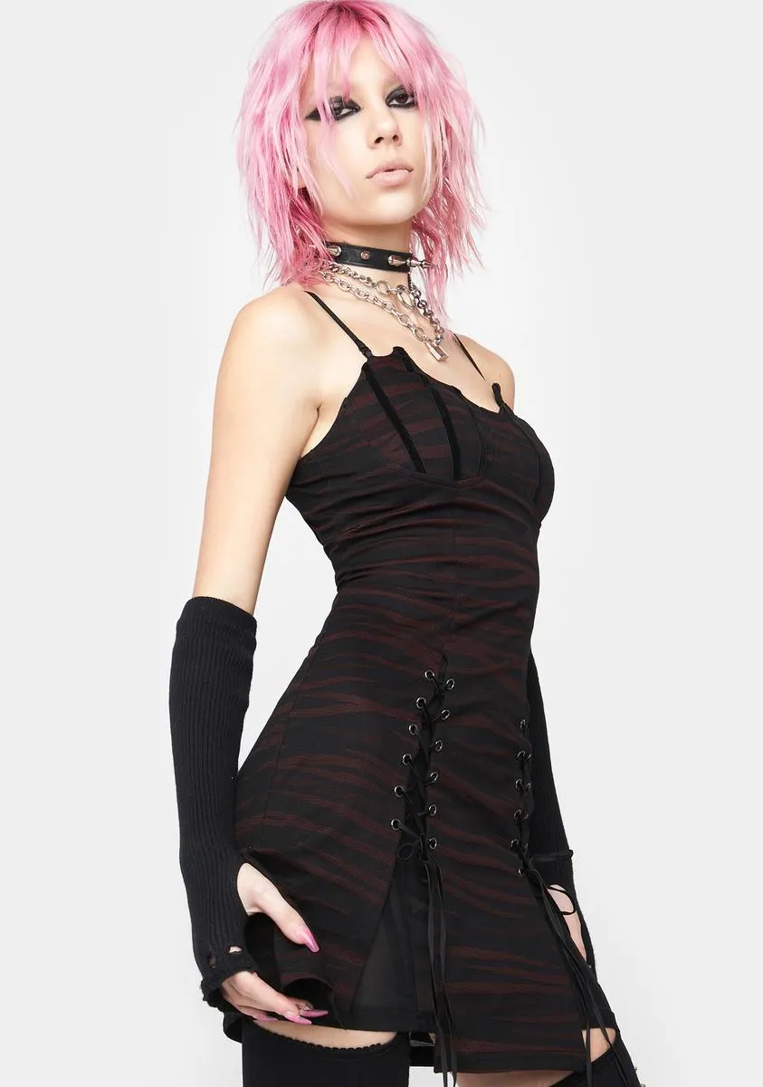 Gothic Daily Bat Slip Dress