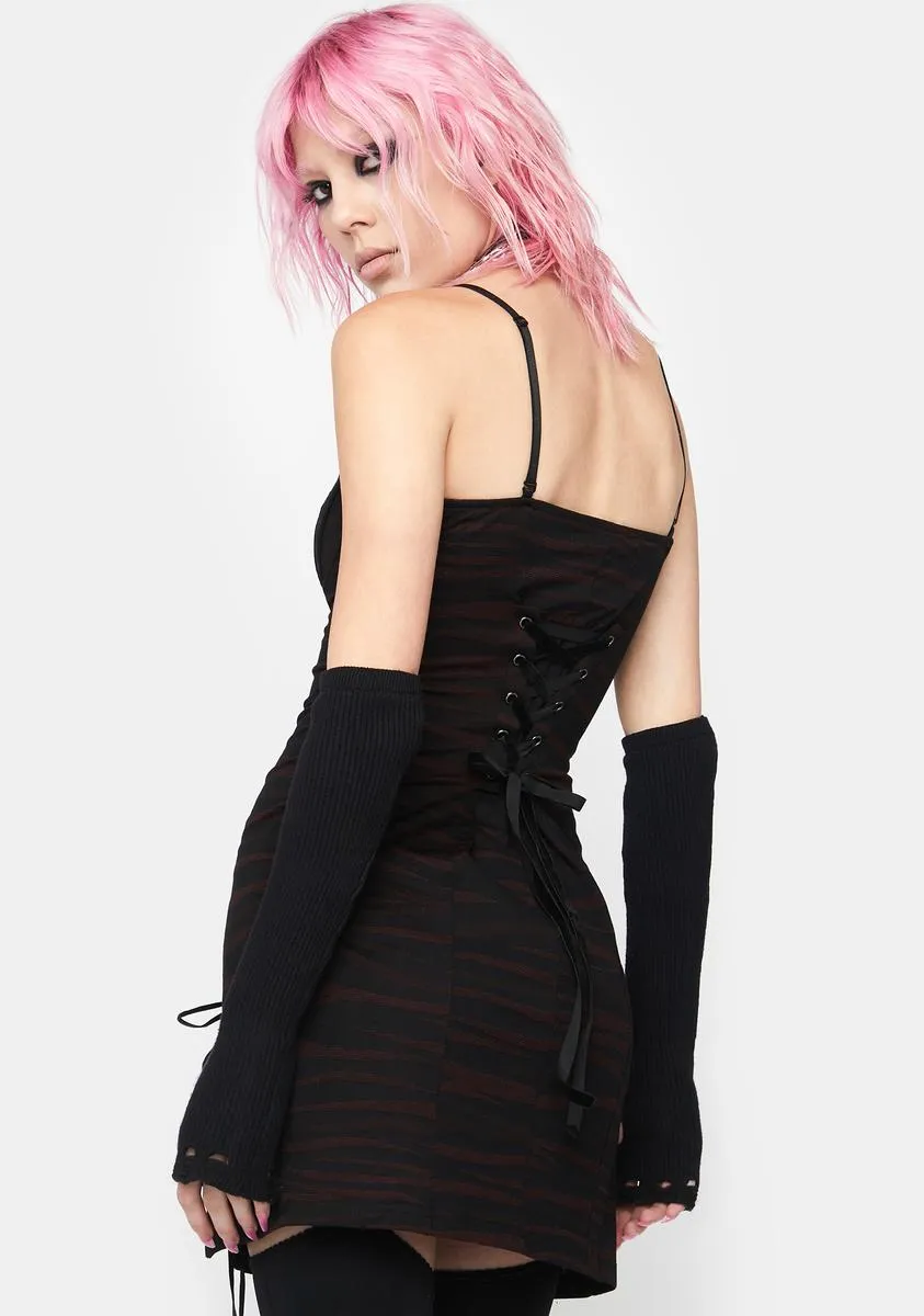Gothic Daily Bat Slip Dress