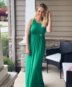Harper Dress (Kelly Green)