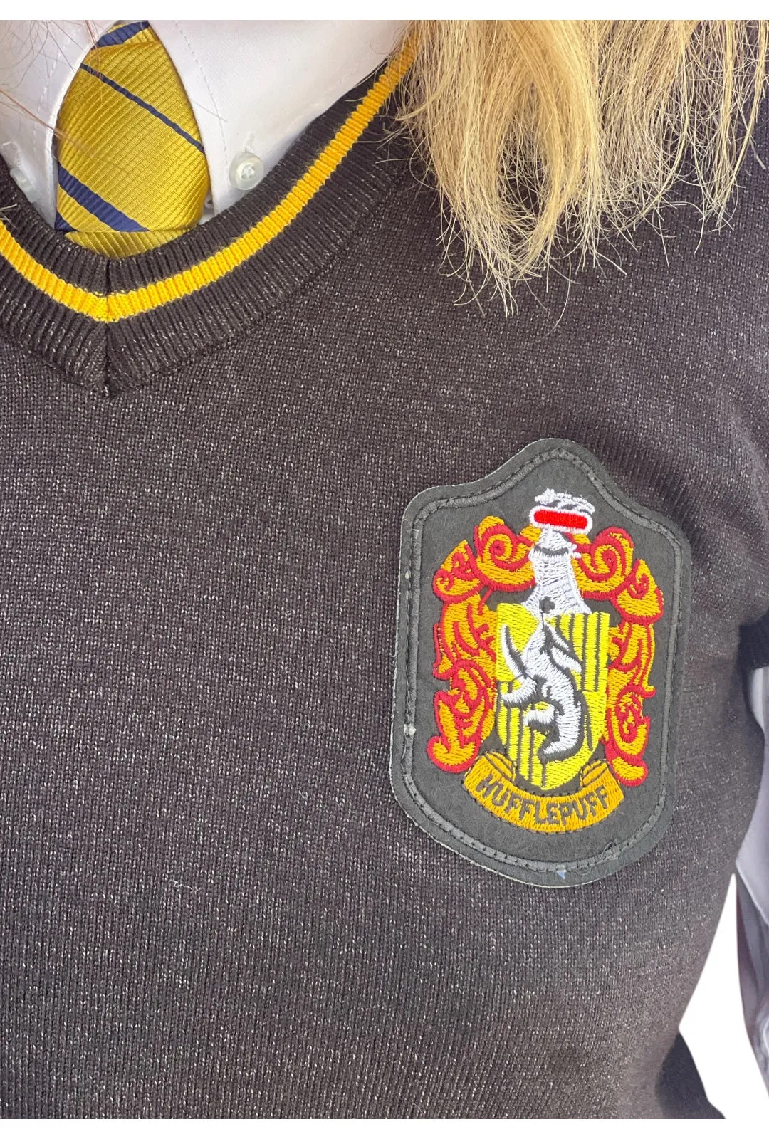 Harry Potter Hufflepuff Adult Knitted Vest