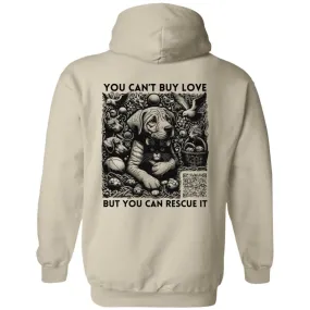 Heartfelt Rescue Pullover Hoodie - Animal Rescue