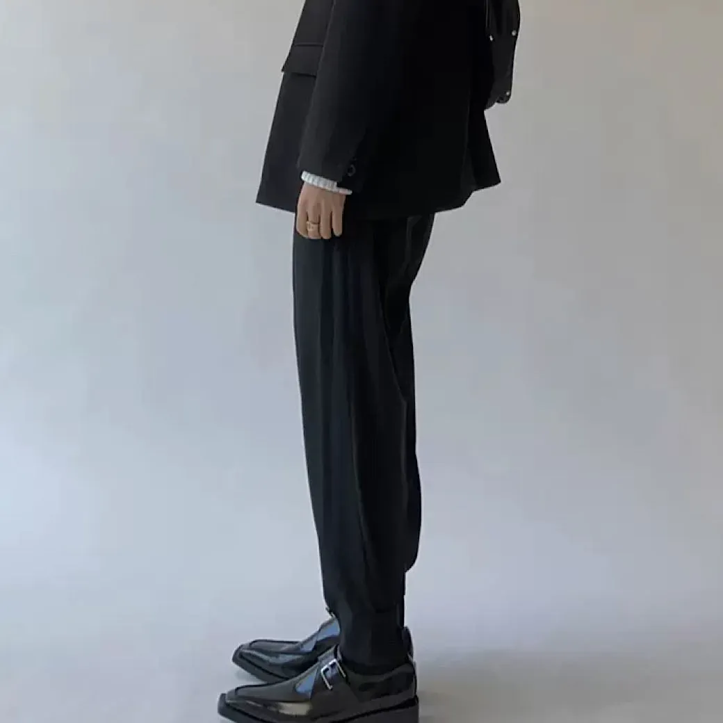 Hem button flared pants  HL1915
