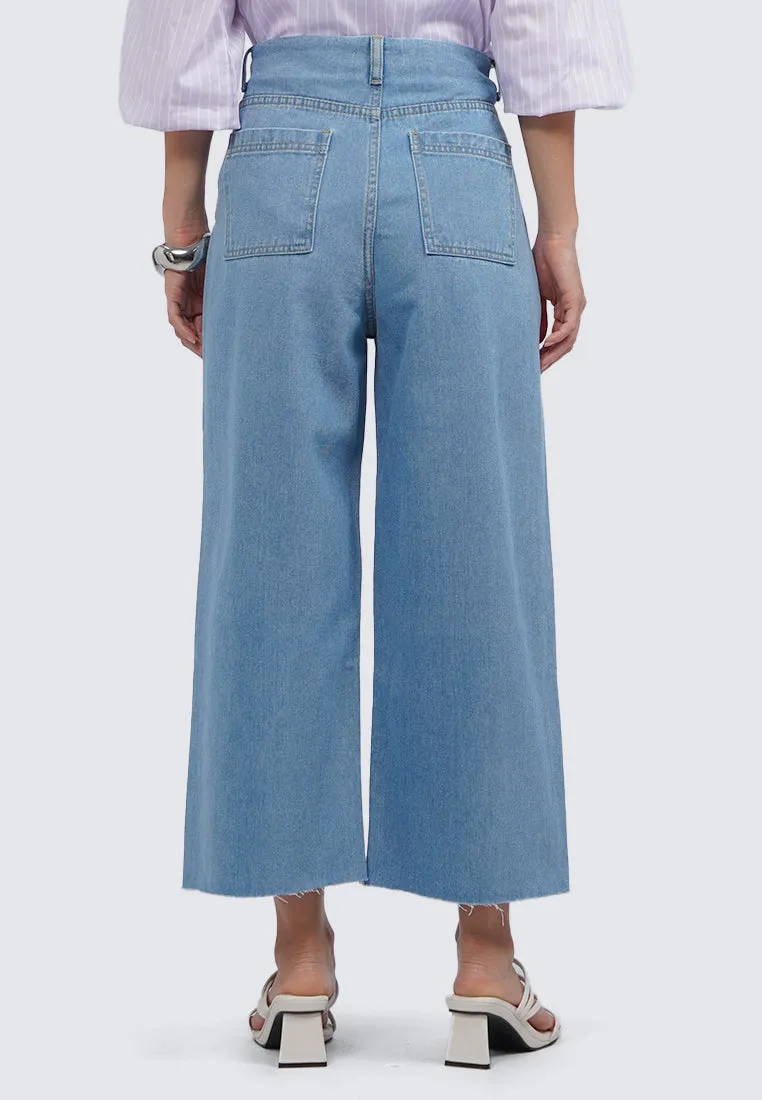 High Waist Loose Denim Pants