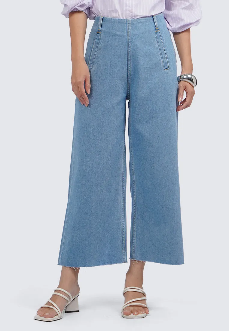 High Waist Loose Denim Pants