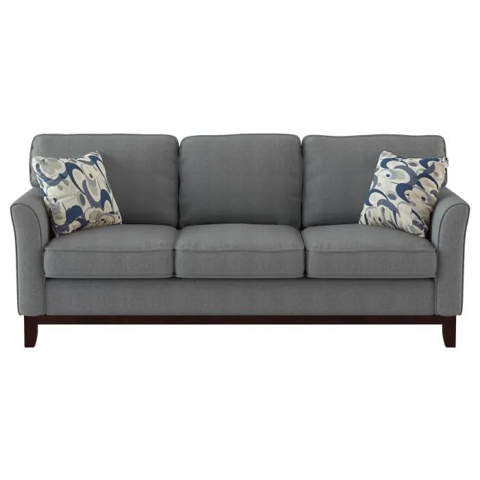 Homelegance Furniture Blue Lake Sofa in Gray