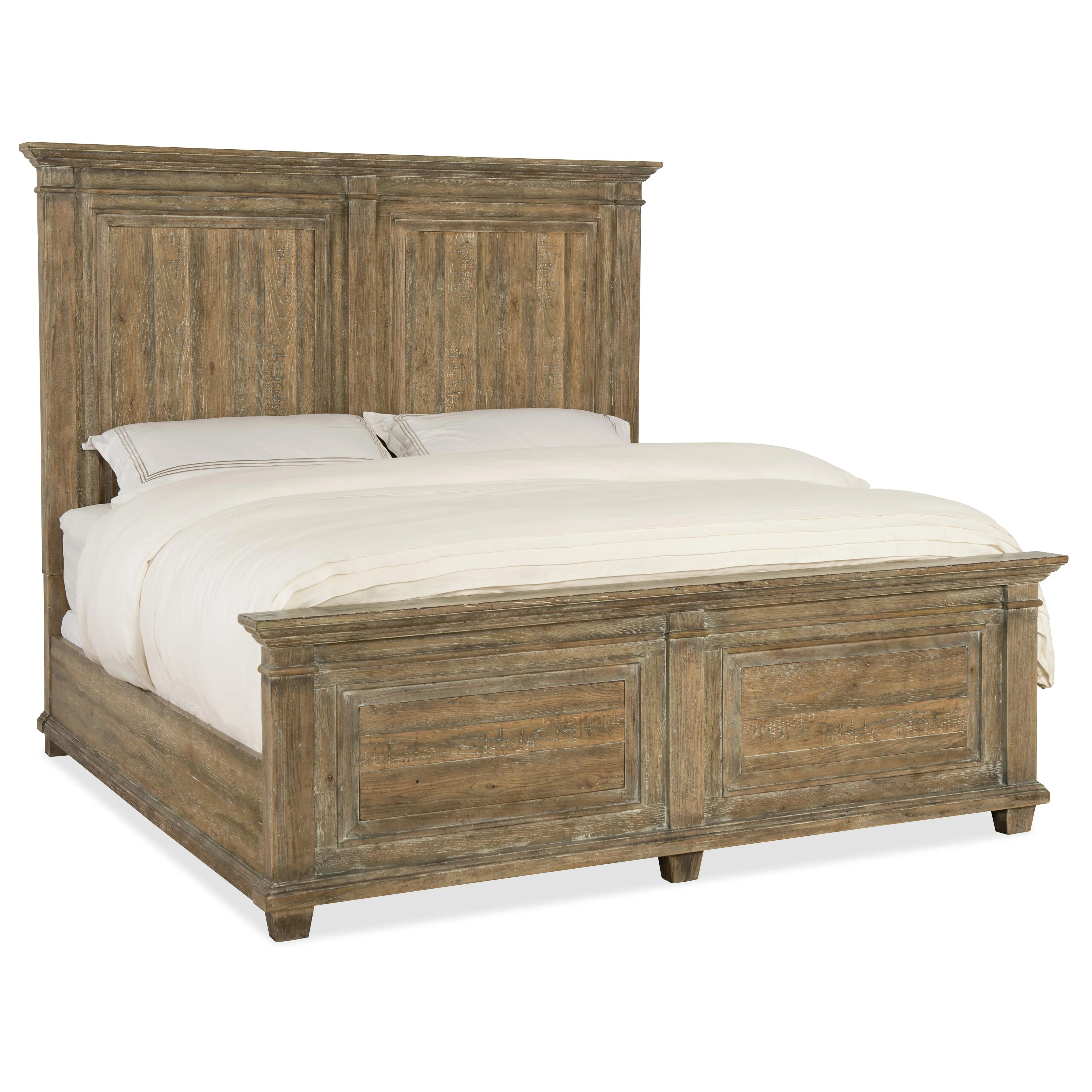 Hooker Furniture 5750-90266-MWD Boheme Laurier King Panel Bed