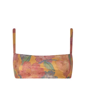Indy Orange Dore Bandeau Top