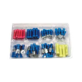 Insulated Terminal Kit - Various, 100pcs (6T-E)