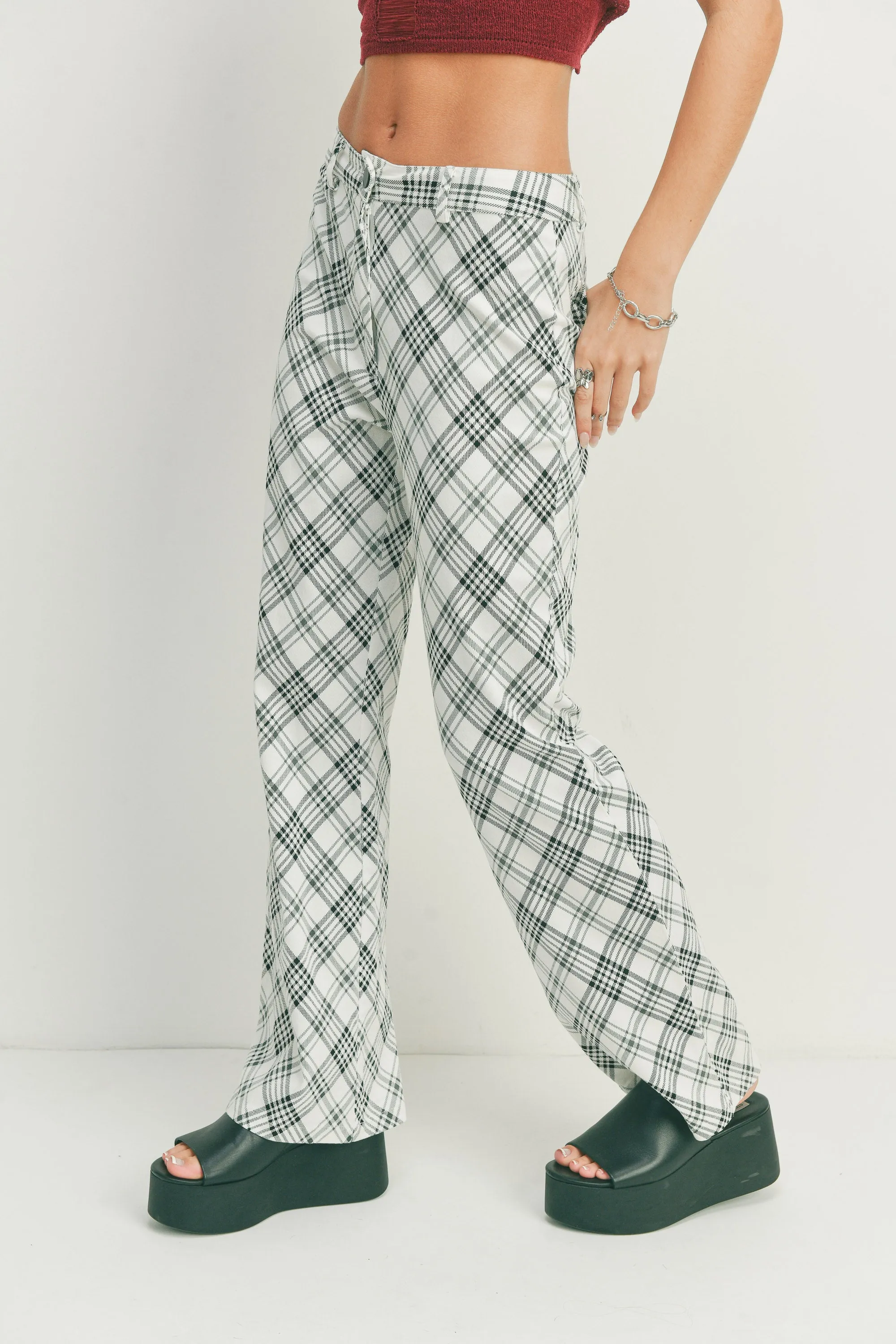 Jodie Plaid Pants
