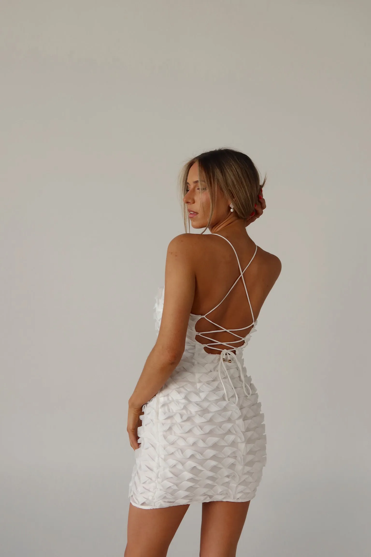Kaisley Textured Mini Dress
