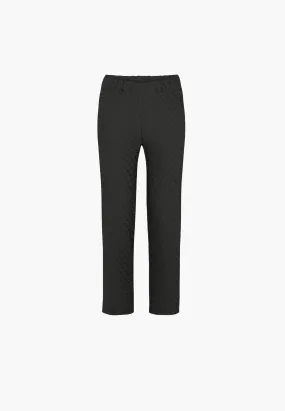 Kelly Regular Short Length - Black Jacquard