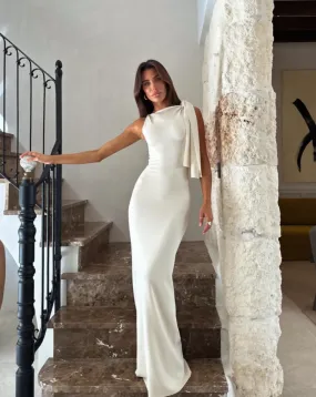 Khy Sueded Knotted Maxi Dress