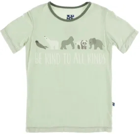 KicKee Pants Aloe Be Kind to All Kinds S/S Tailored Fit Piece Print Tee