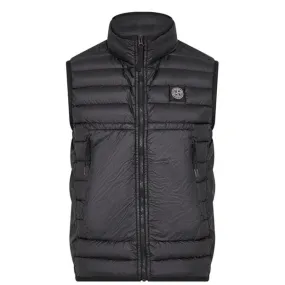 Kids Stone Island Patch Gilet Black