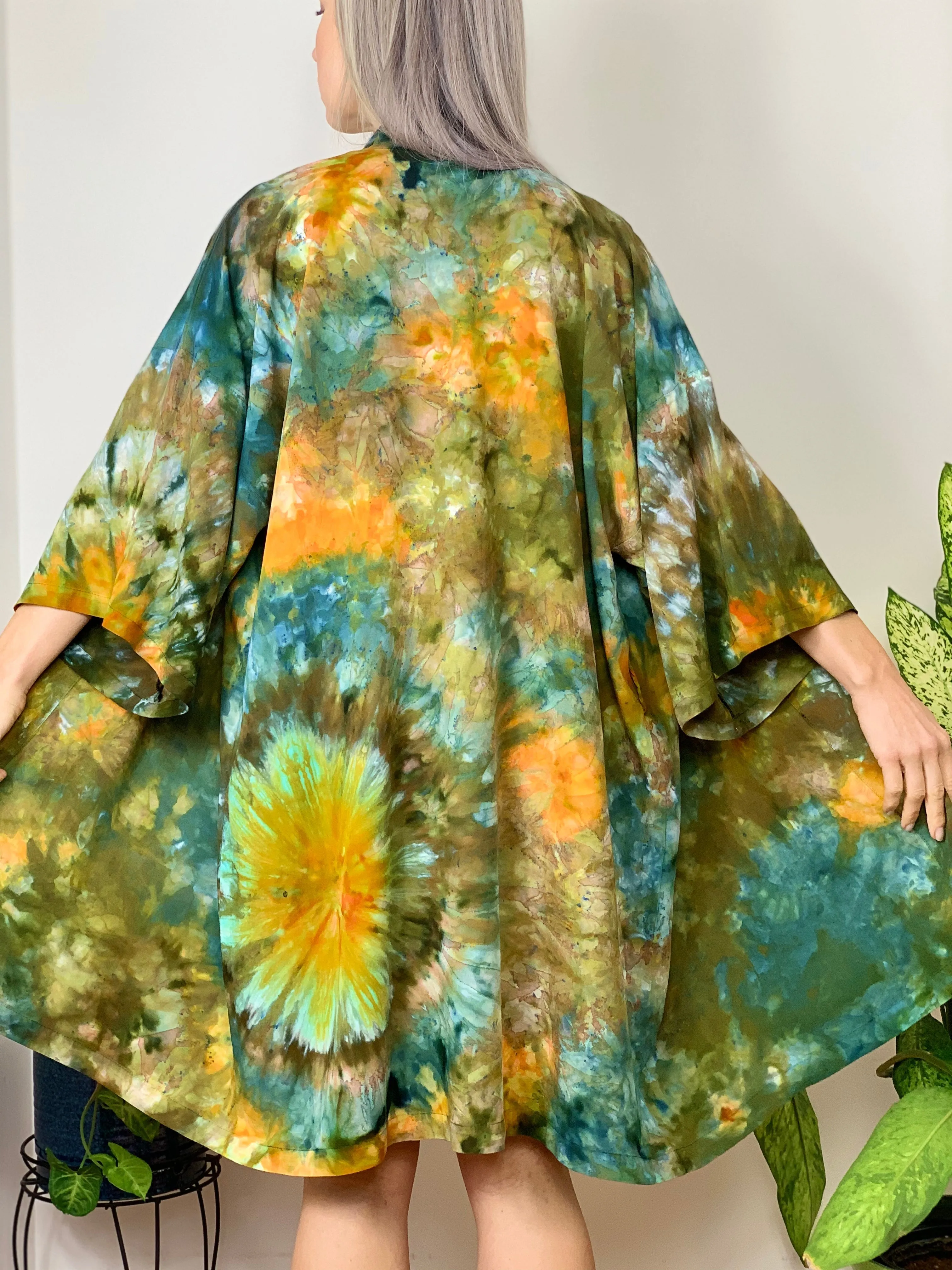 Kimono robe (coral reef)