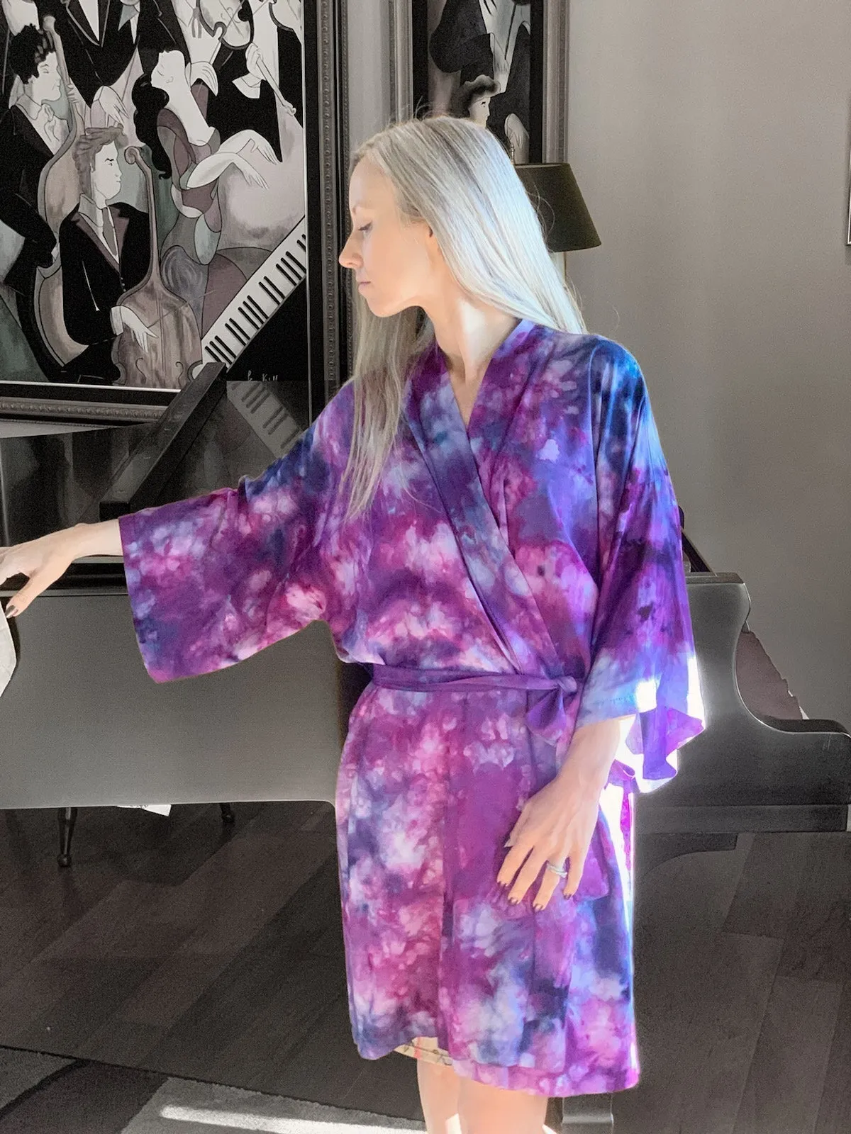 Kimono robe (coral reef)