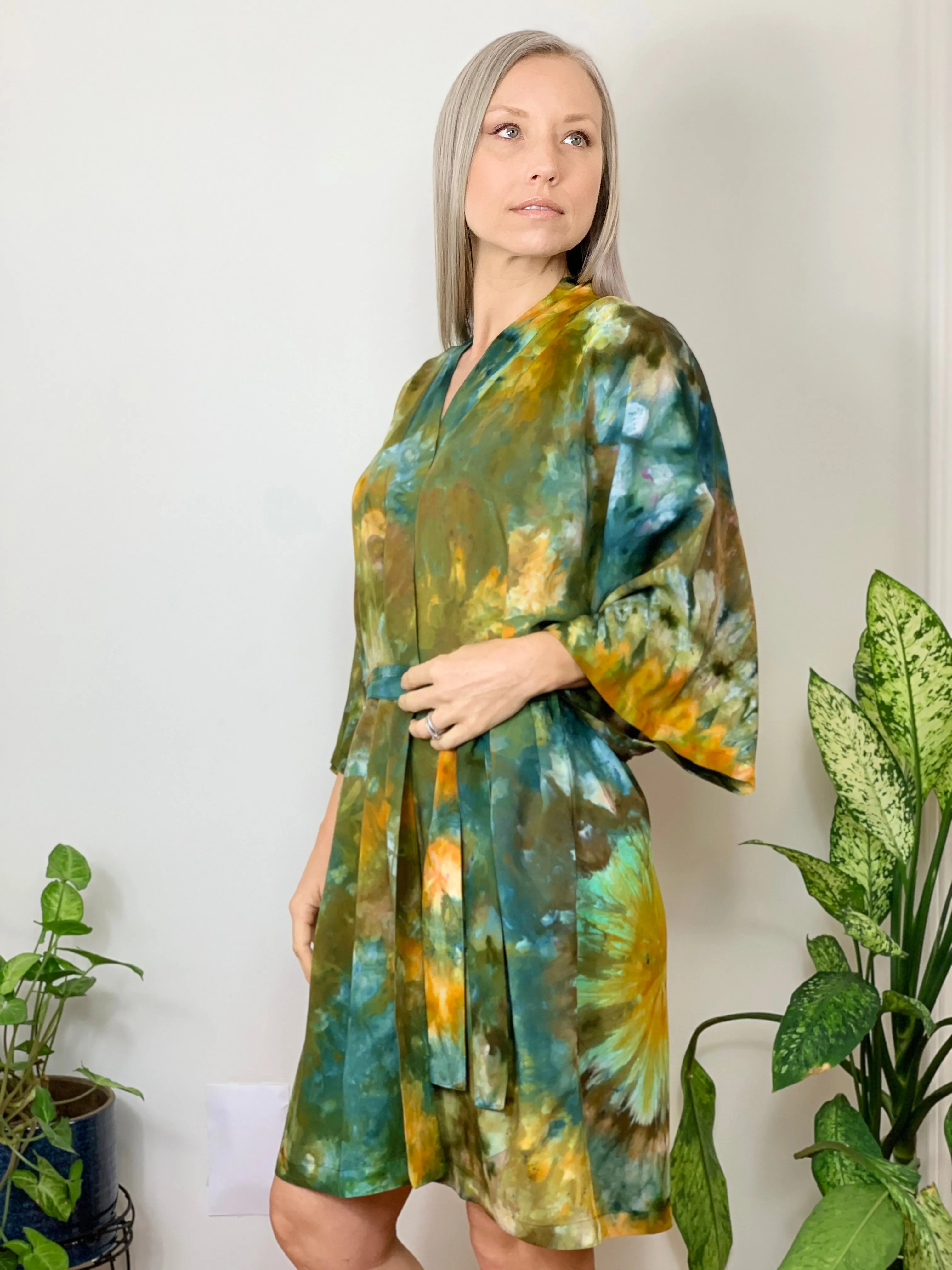 Kimono robe (coral reef)