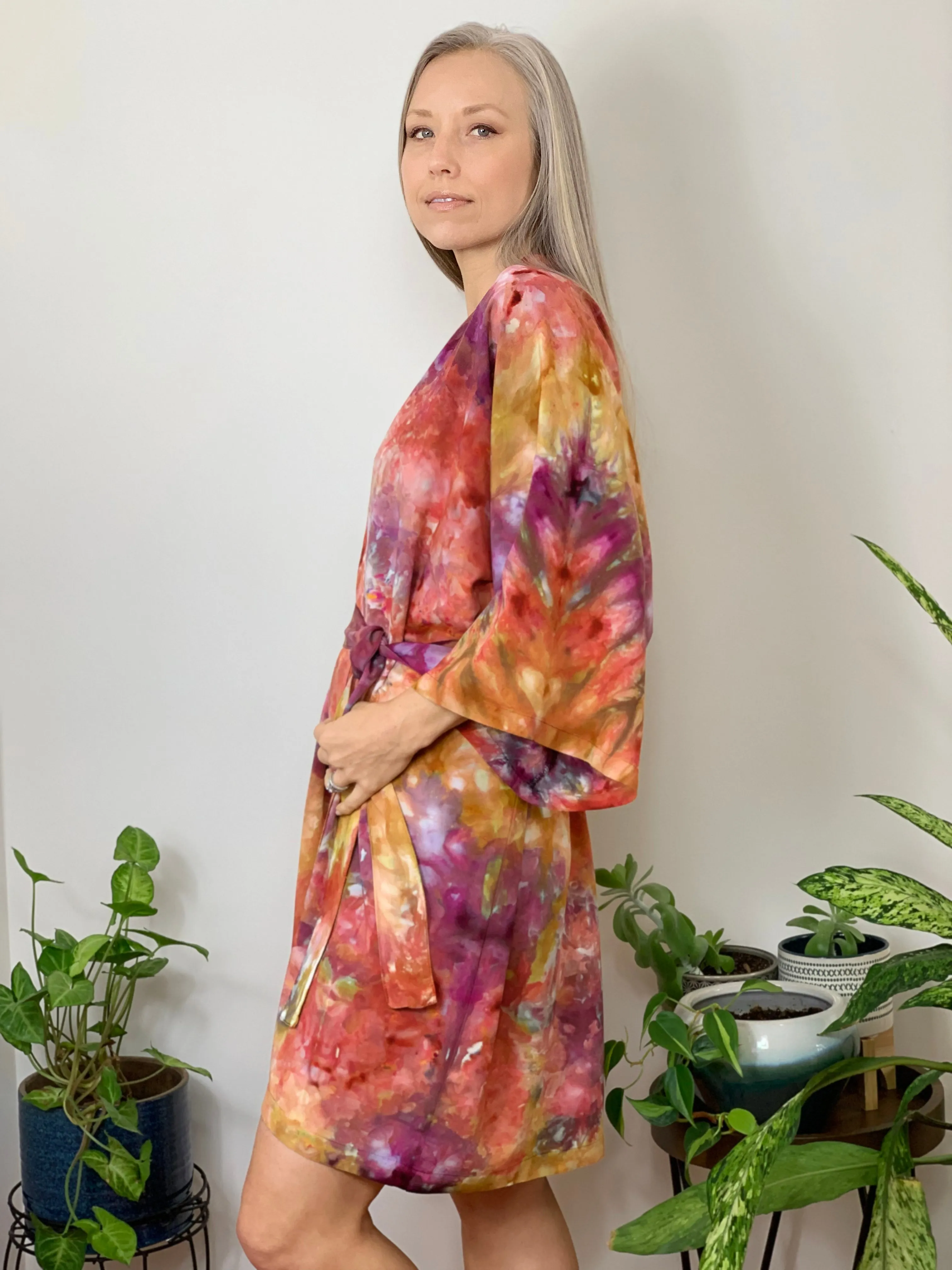 Kimono robe (coral reef)