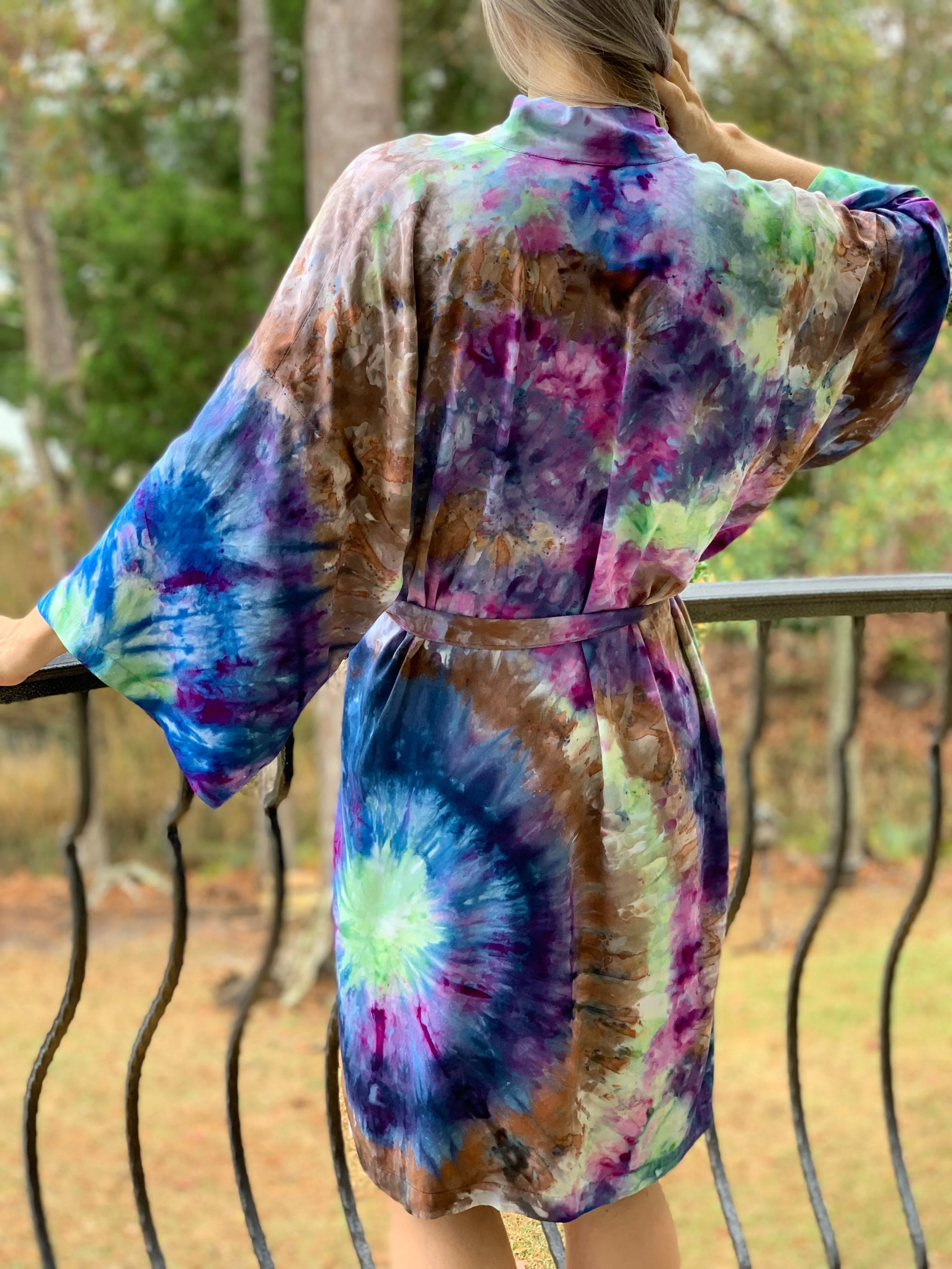 Kimono robe (coral reef)