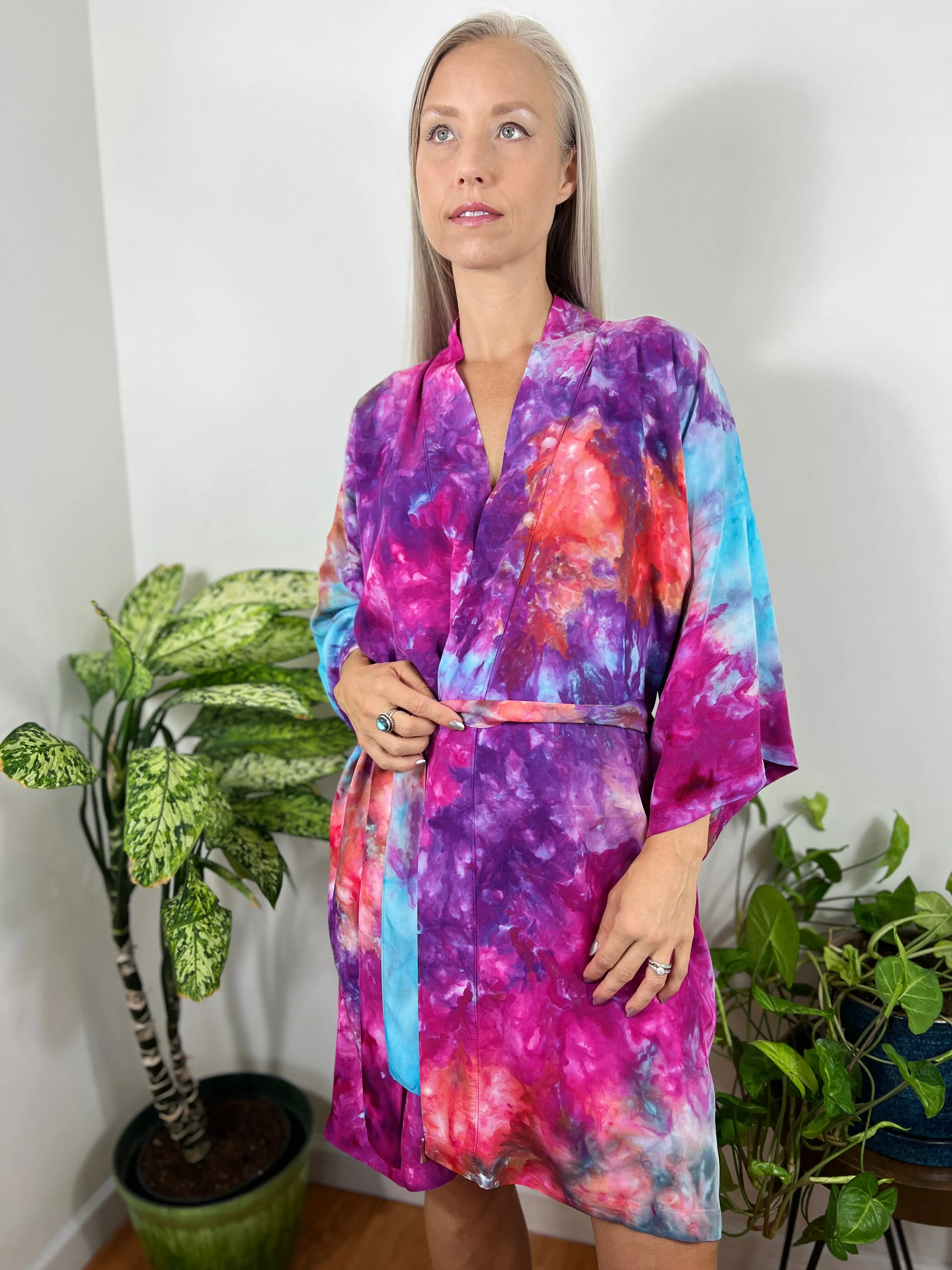 Kimono robe (coral reef)