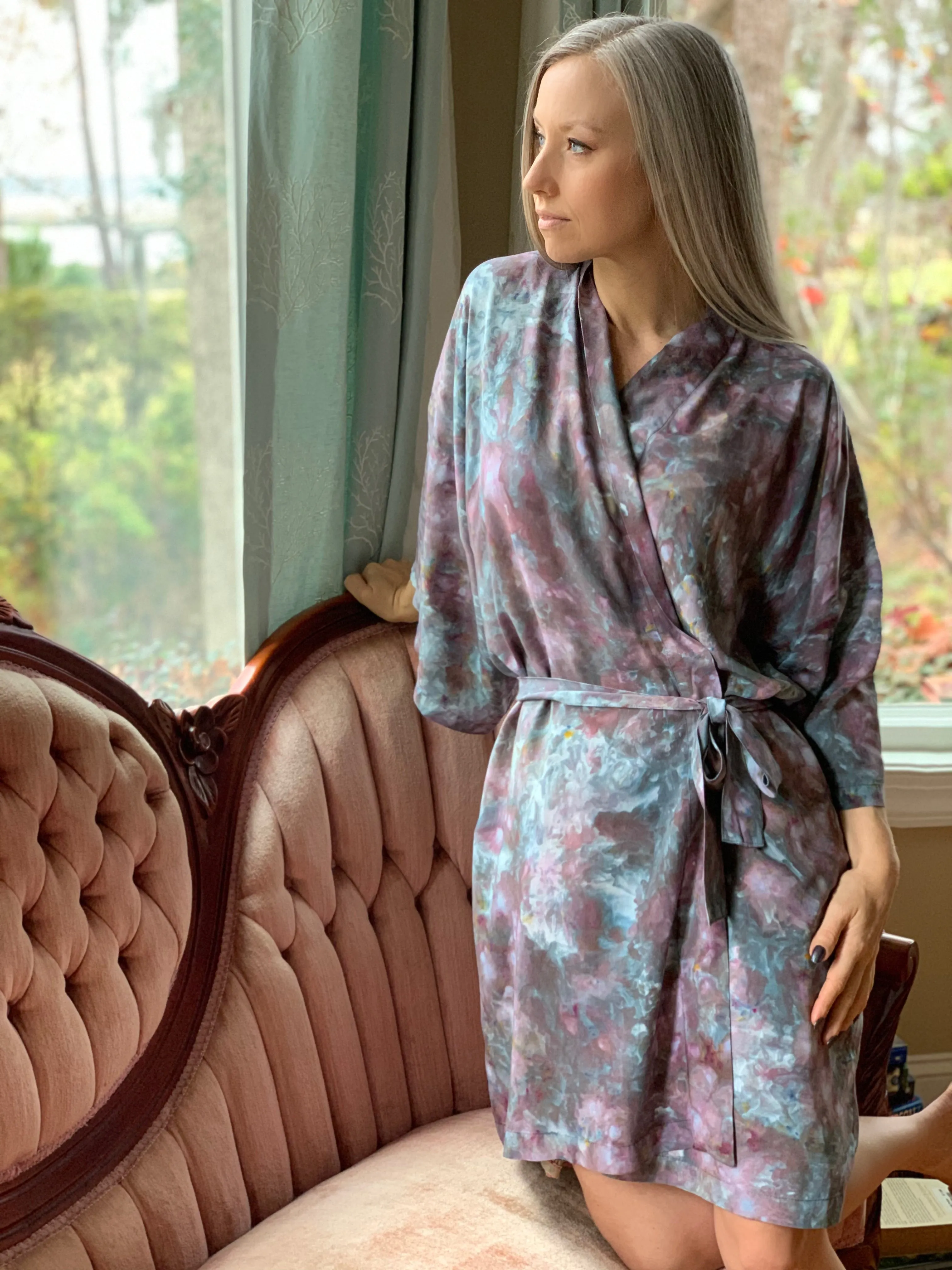 Kimono robe (coral reef)