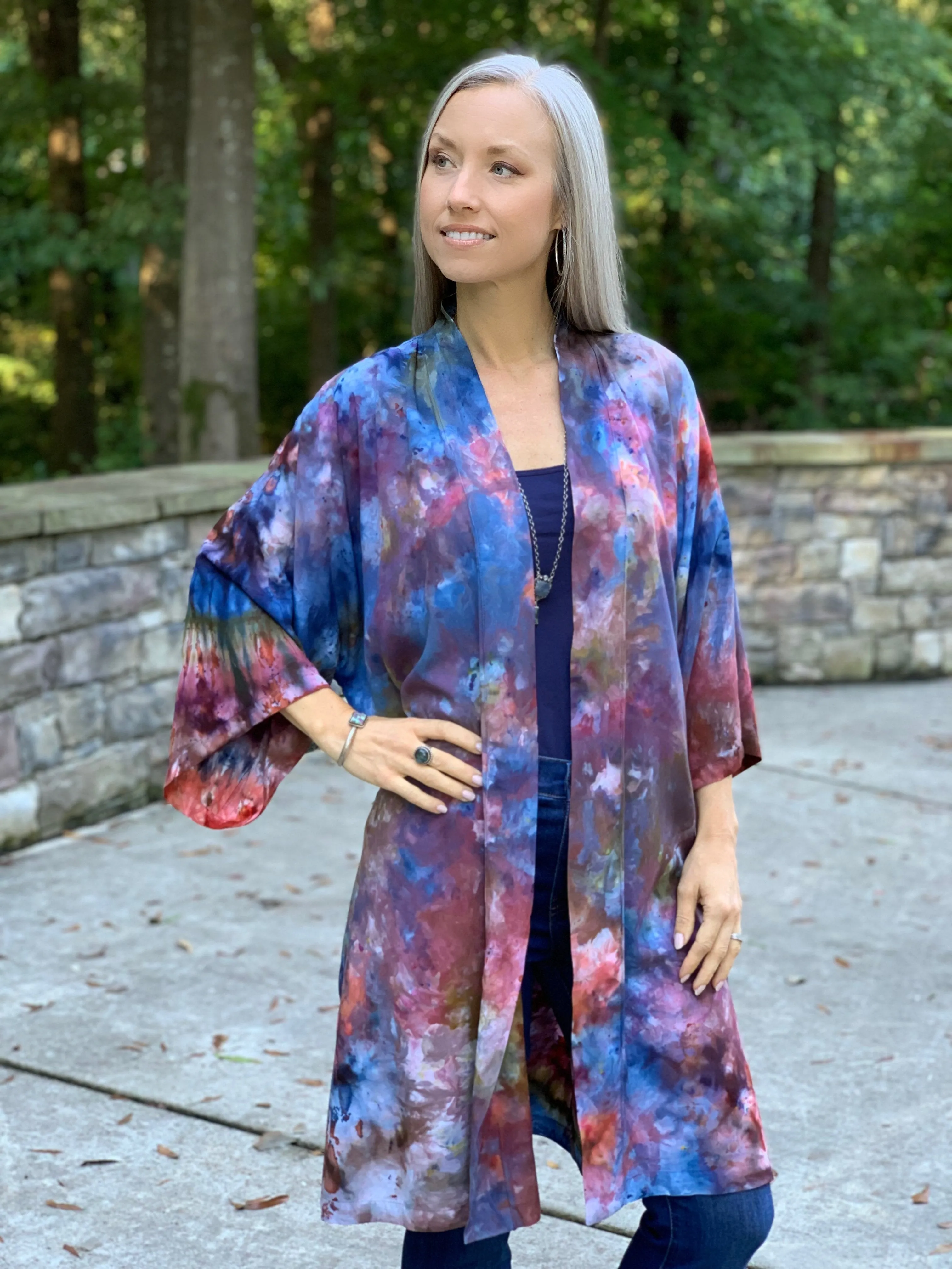 Kimono robe (coral reef)
