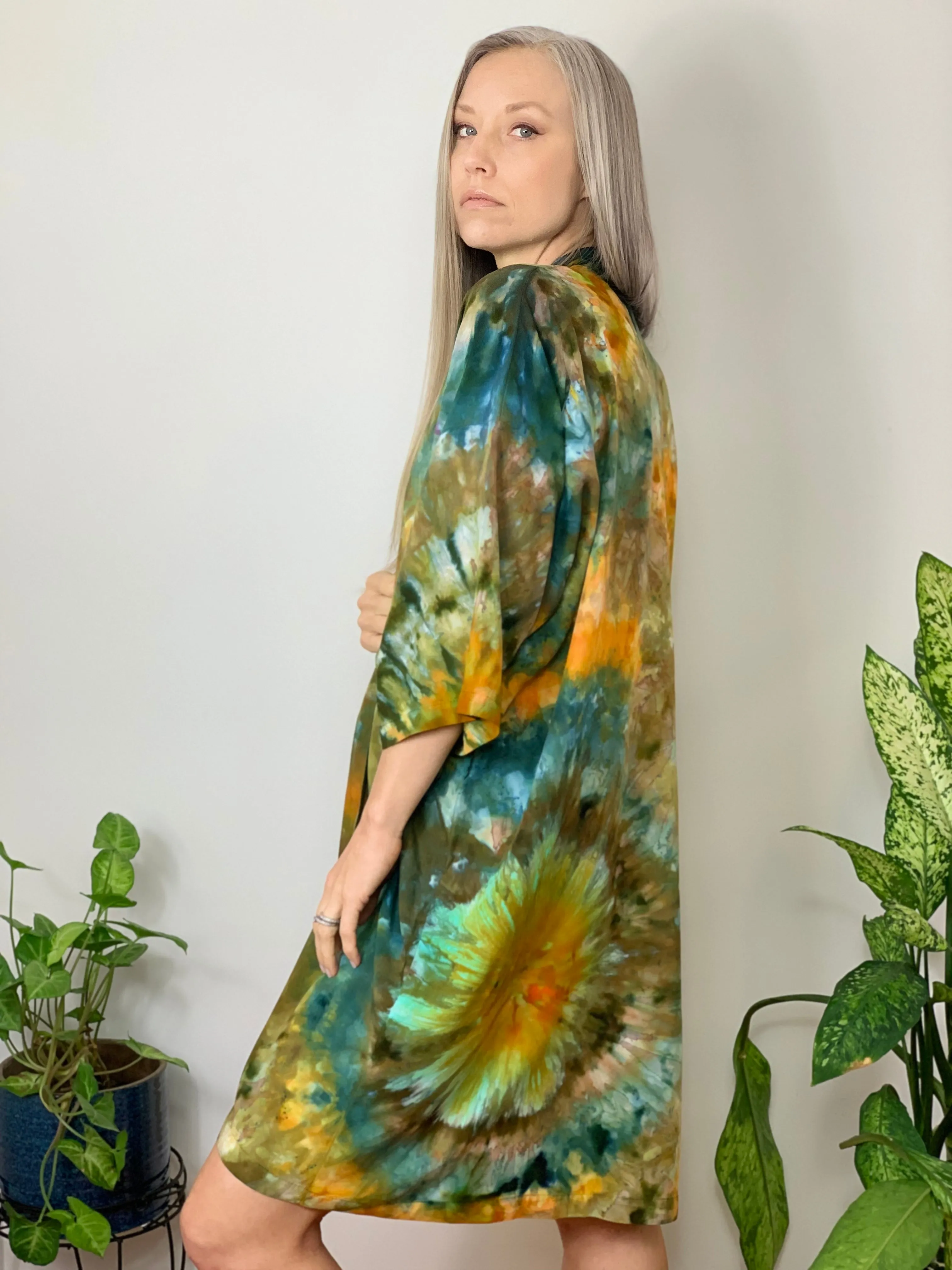Kimono robe (coral reef)