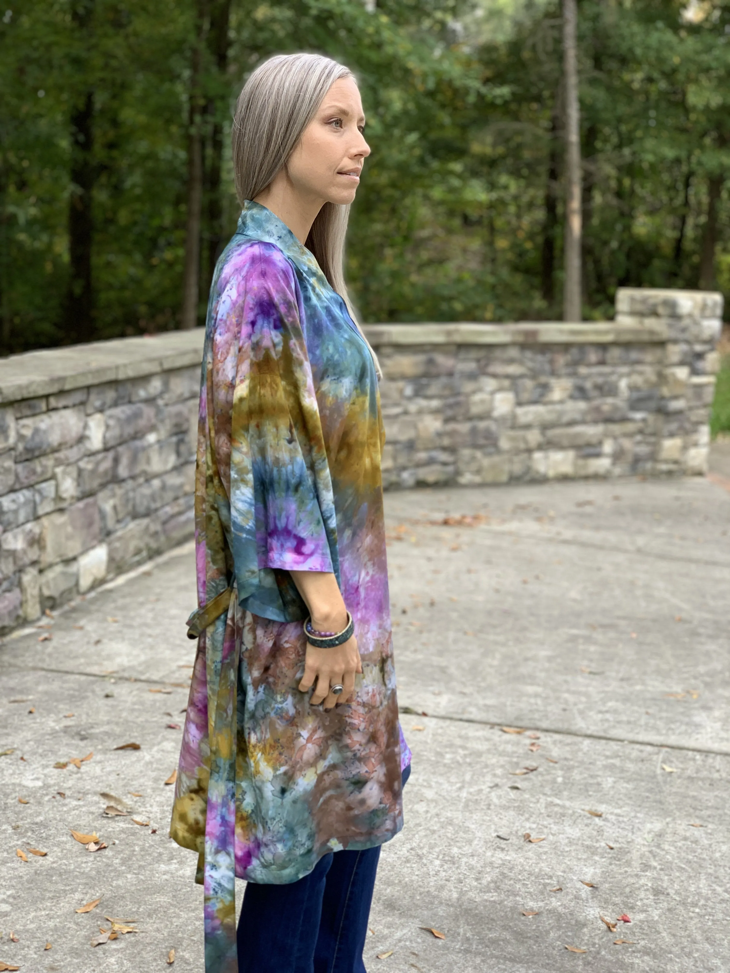 Kimono robe (coral reef)