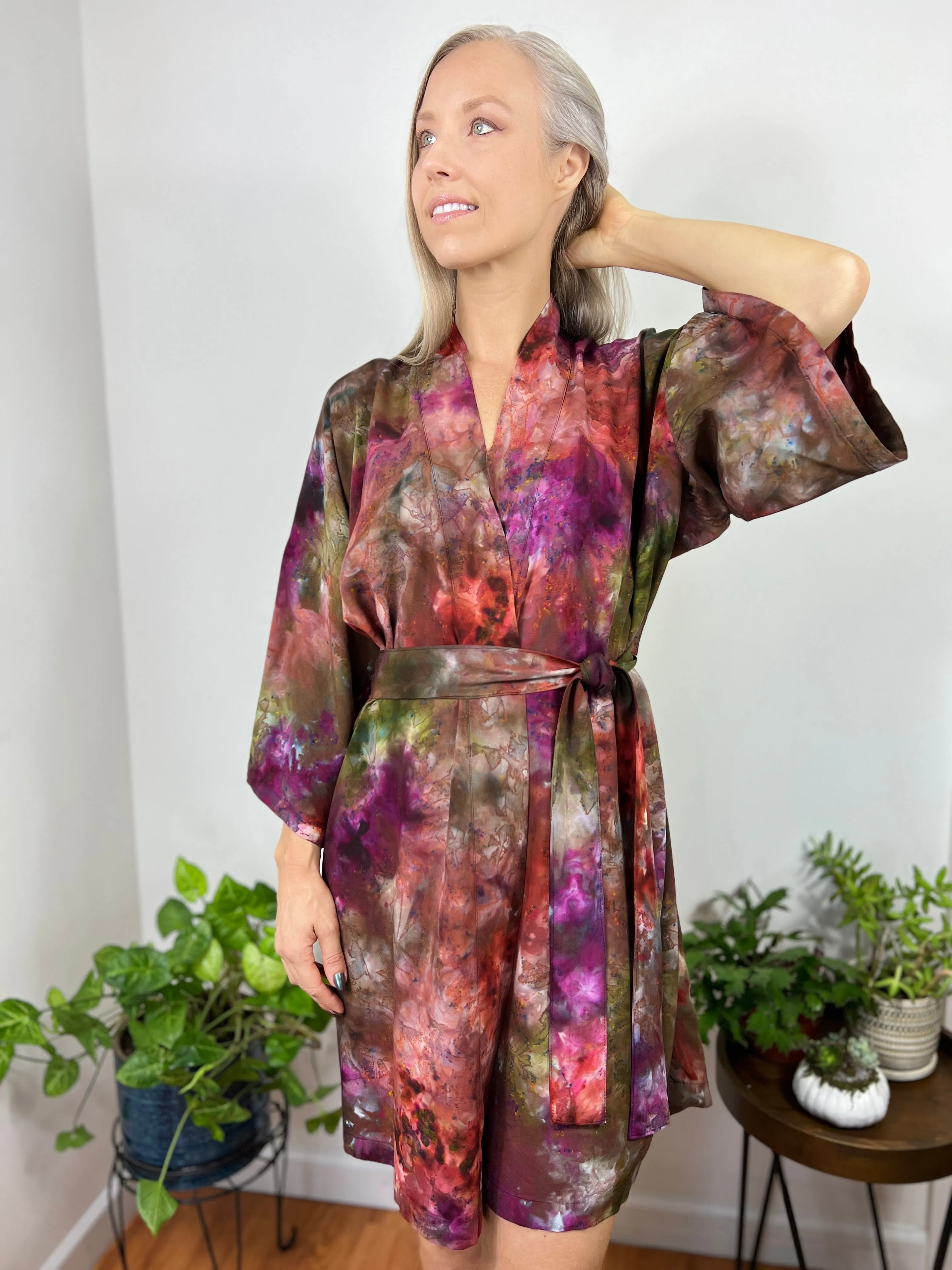 Kimono robe (coral reef)