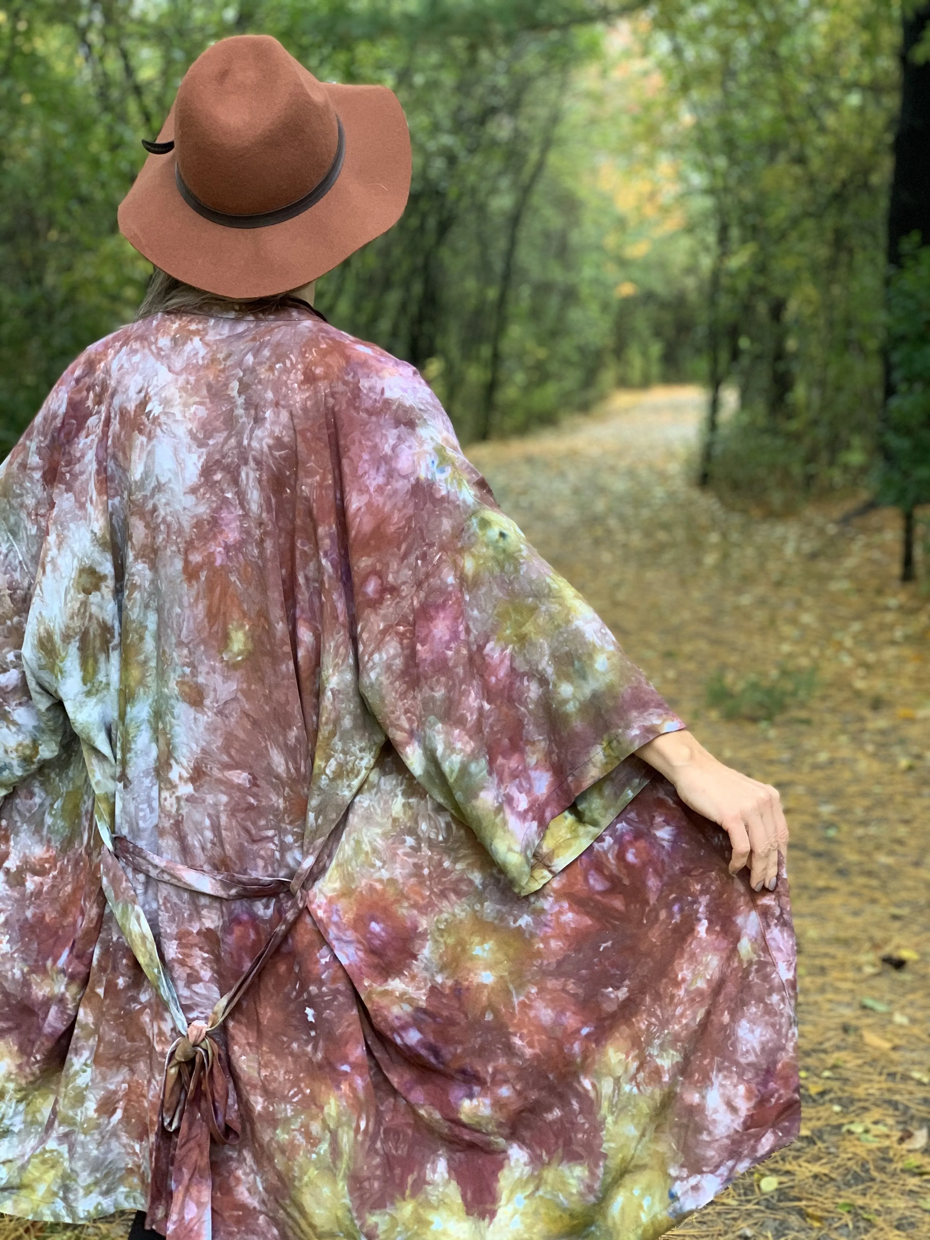 Kimono robe (coral reef)