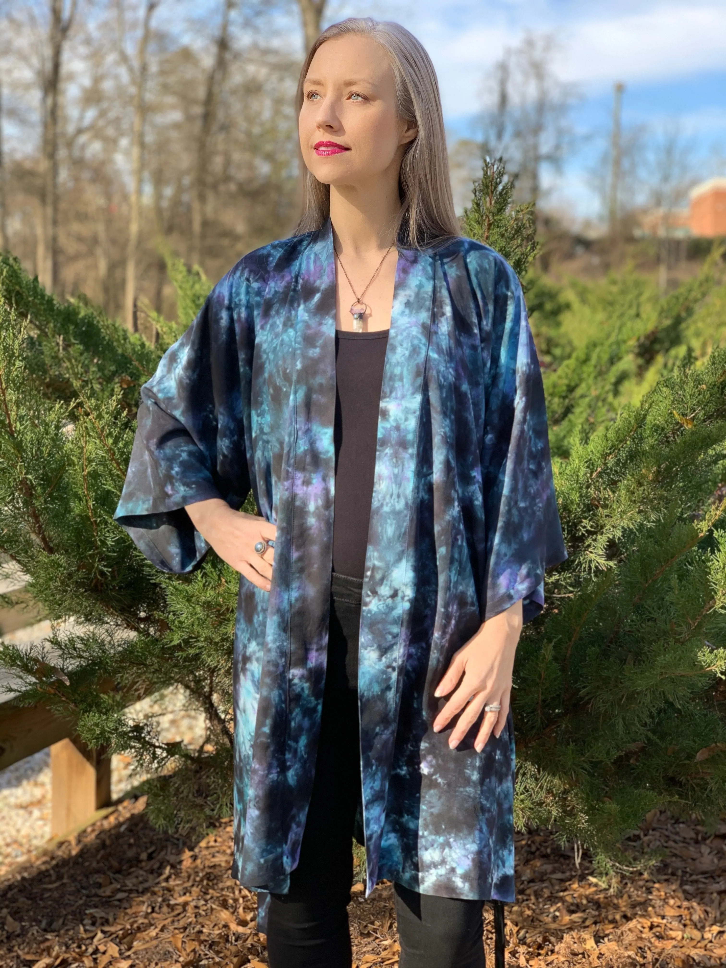 Kimono robe (coral reef)