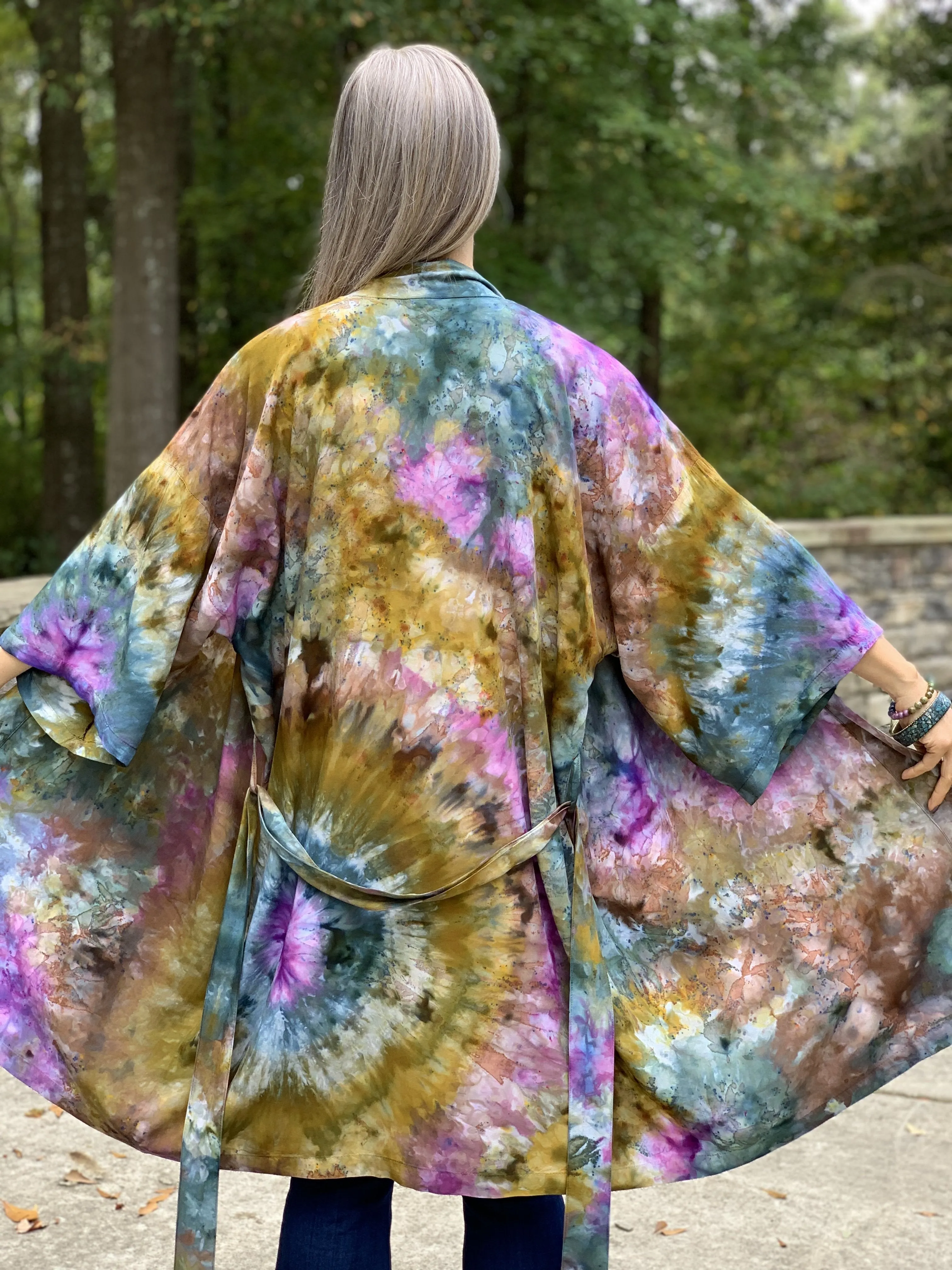 Kimono robe (coral reef)