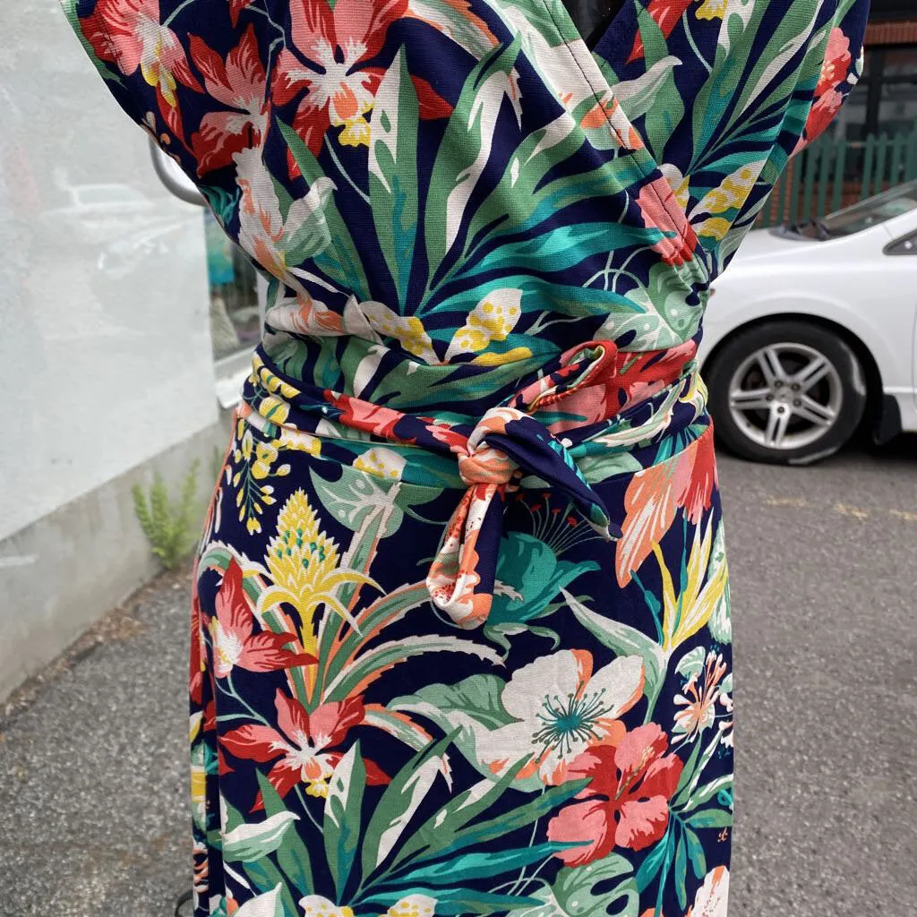 King Louie floral maxi dress L