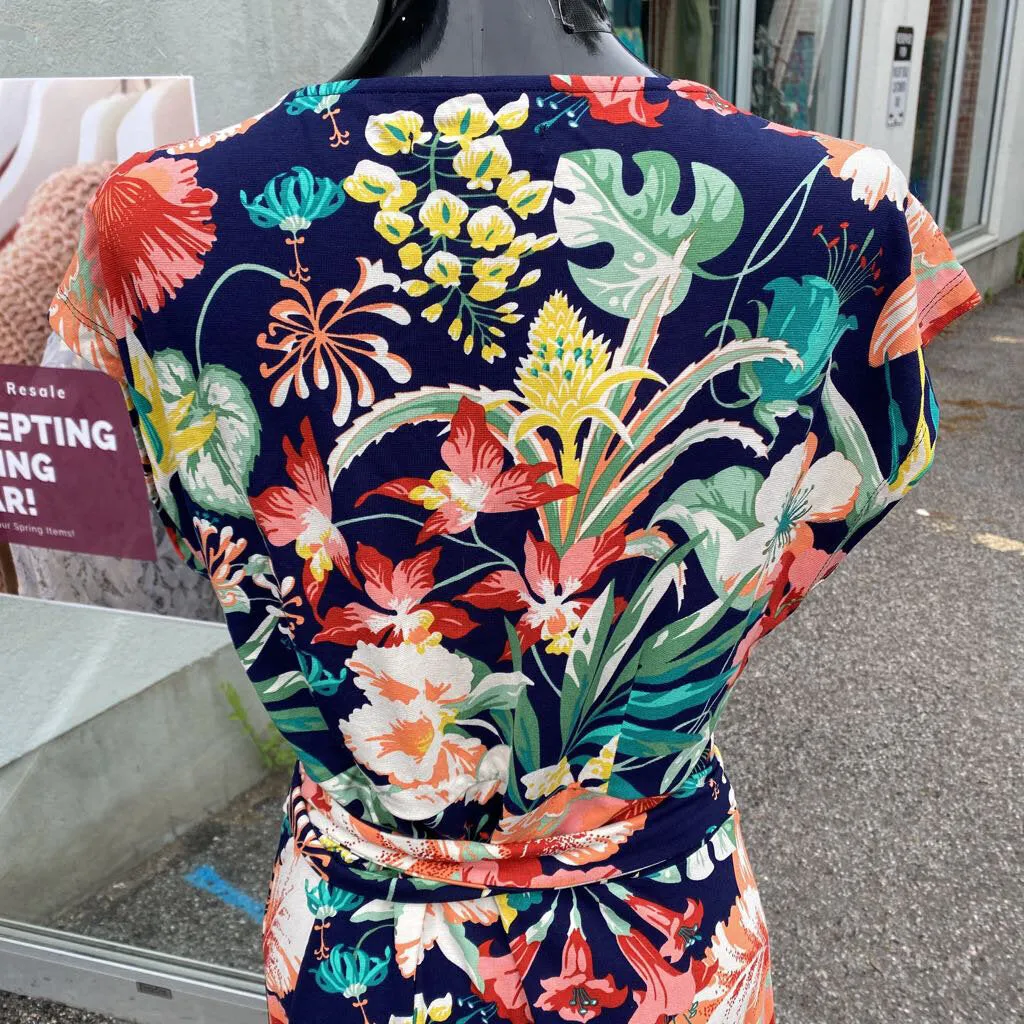King Louie floral maxi dress L