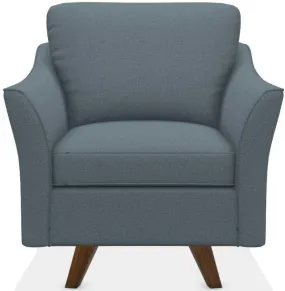 La-Z-Boy Reegan Denim High Leg Swivel Chair