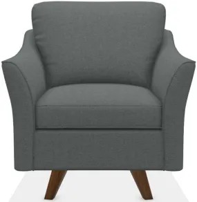 La-Z-Boy Reegan Gray High Leg Swivel Chair