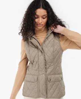LADIES BARBOUR OTTERBURN GILET - DOESKIN