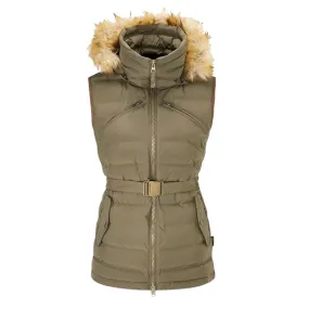 Ladies Calsall Waistcoat In Olive
